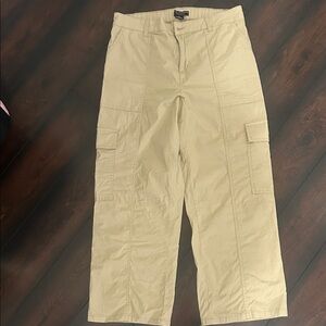 Social Standard Sanctuary Tan Cargo Cropped Pants